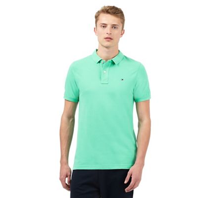 Tommy Hilfiger Green short sleeve polo shirt